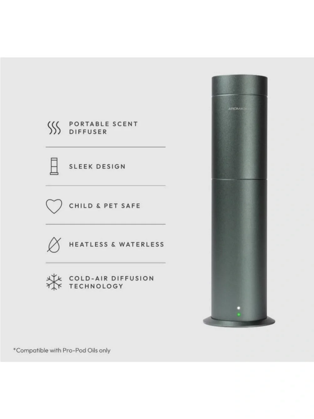 Aroma360 Mini Pro Scent Diffuser in Green - Picture 3 of 7